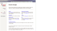 Desktop Screenshot of eclecticenergies.com